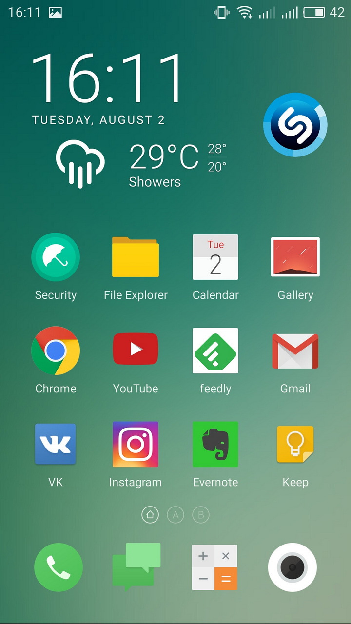 Meizu M1 Note с прошивкой А