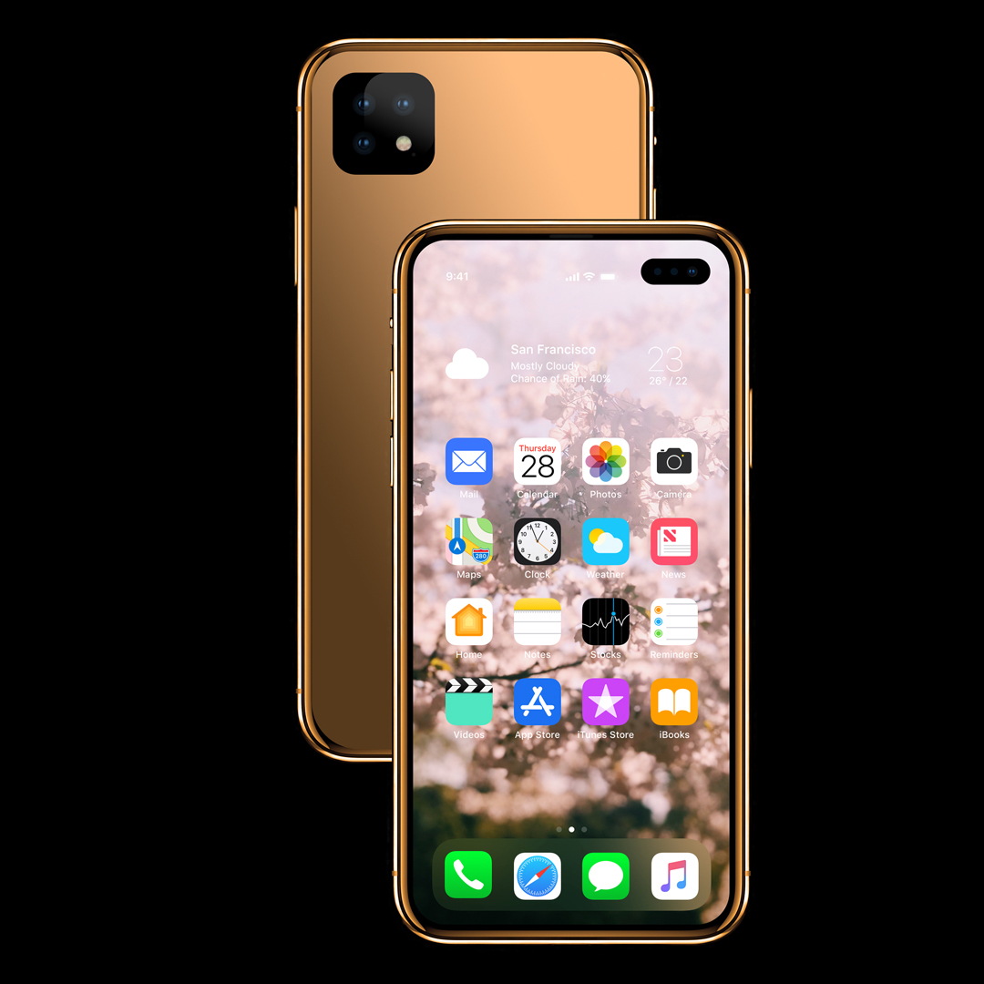 Концепт iPhone XI и XI Max с iOS 13