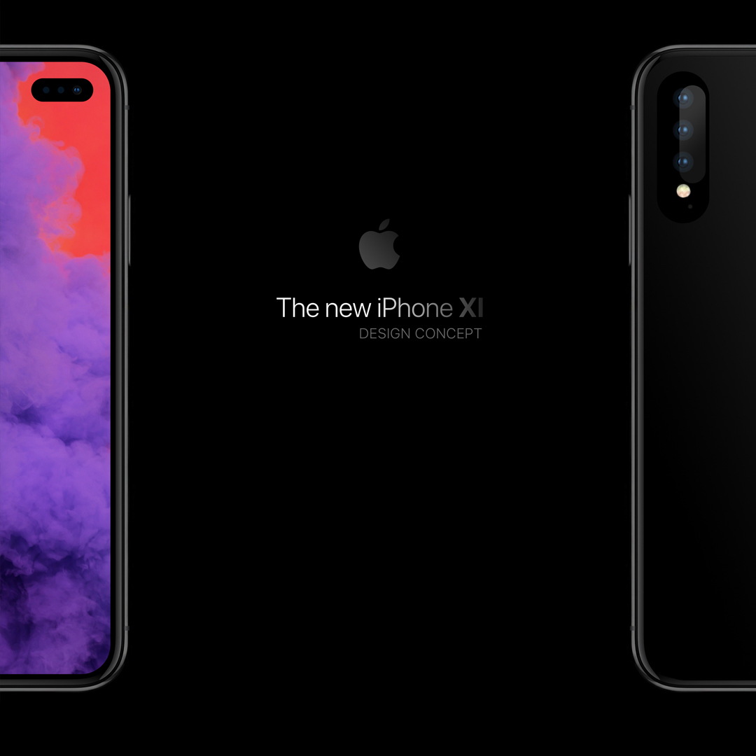 Концепт iPhone XI и XI Max с iOS 13