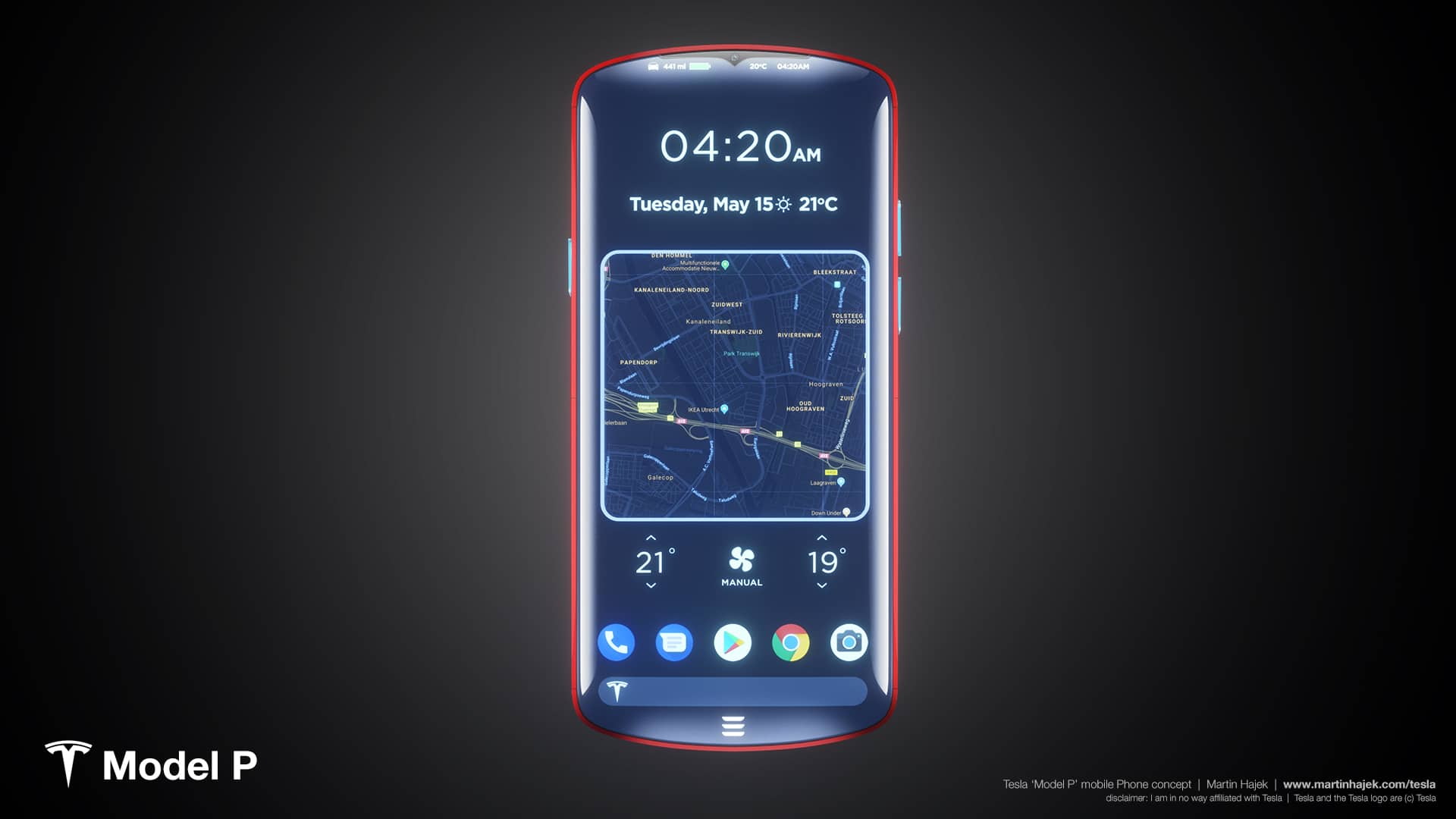 Концепт Tesla Model P