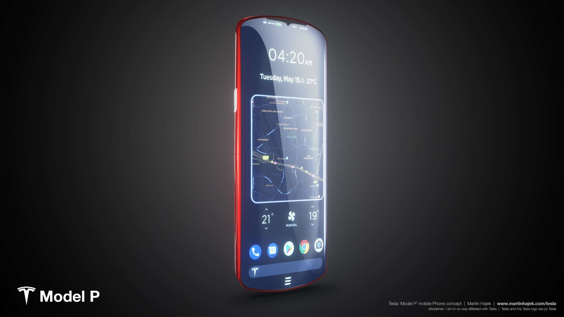 Концепт Tesla Model P