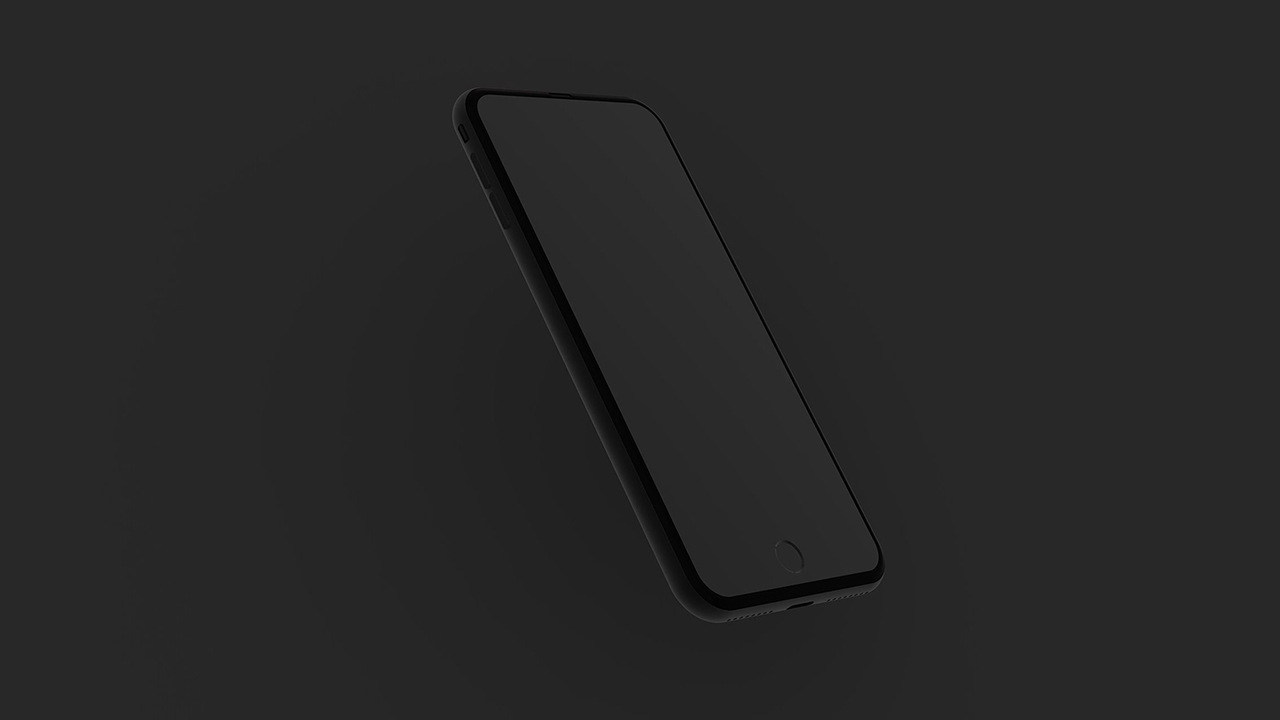 iPhone с кнопкой Home на экране