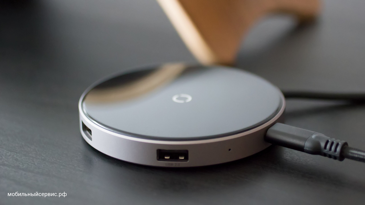 Обзор хаба Baseus с USB-C и QI