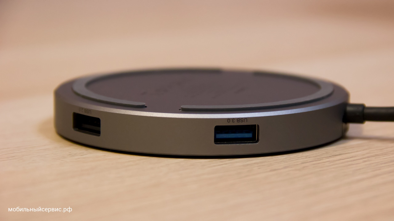 Обзор хаба Baseus с USB-C и QI