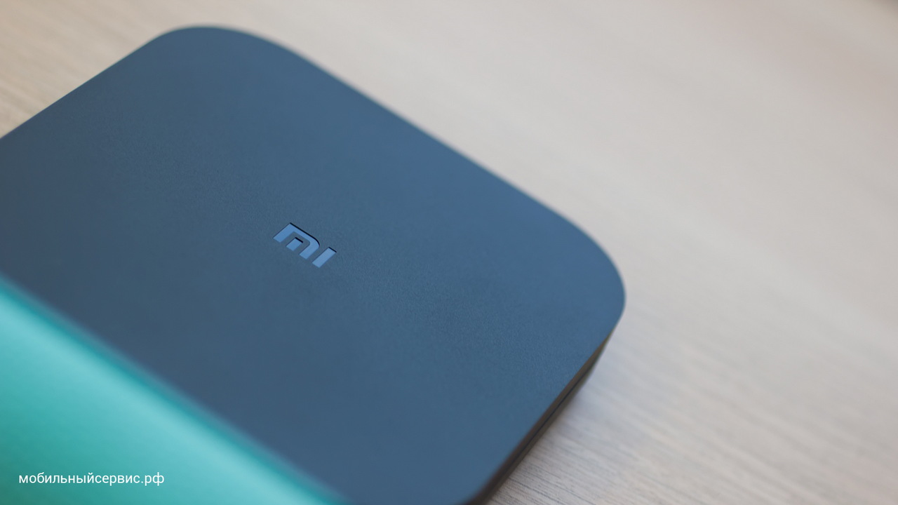 Логотип Xiaomi на Mi Box S