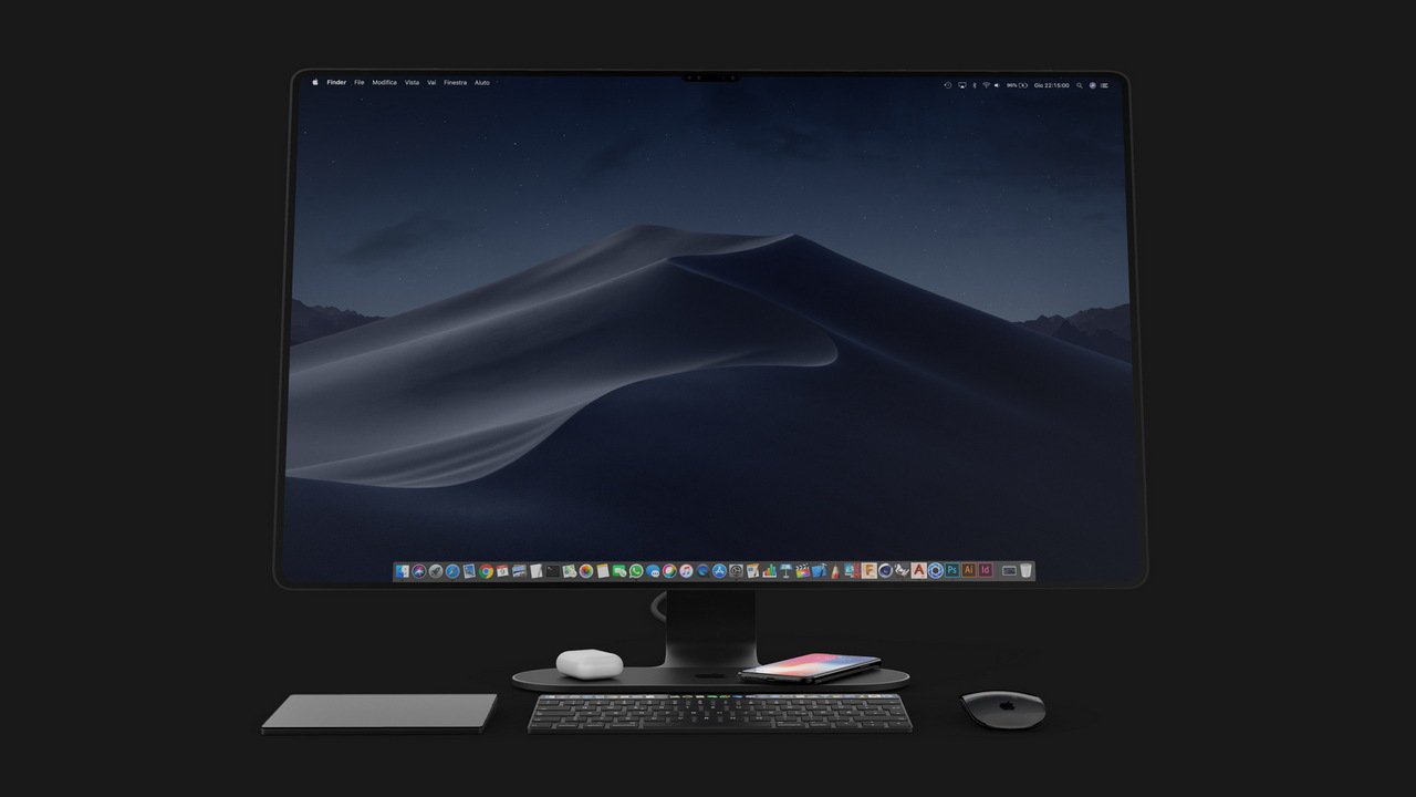 Концепт Apple iMac 2020